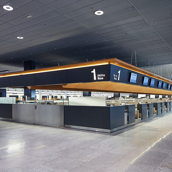 Bild Referenz Flughafen Terminal 2, Zürich